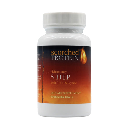 Scorched Protein's 5-HTP High Potency Chewable Tablets. 