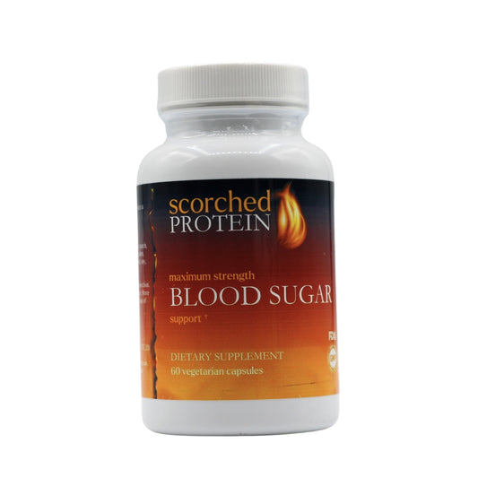 Scorched Protein's Maximum Strength Blood Sugar Support. 